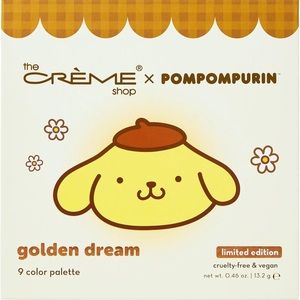 the Crème shop X Pompompurin | Limited Edition: Golden Dream